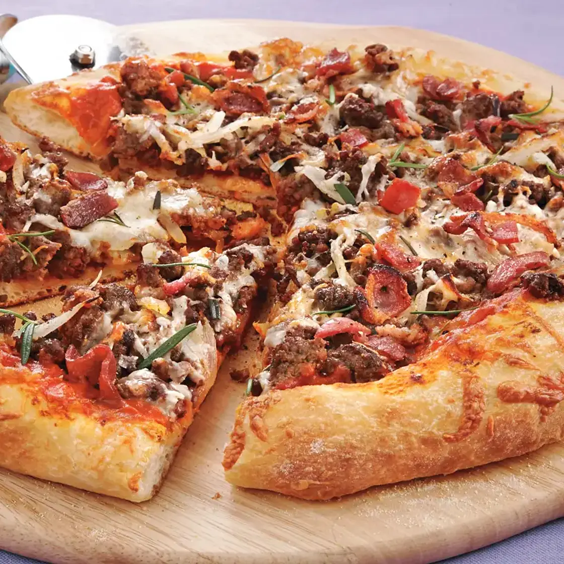 Beef and Bacon Pizza