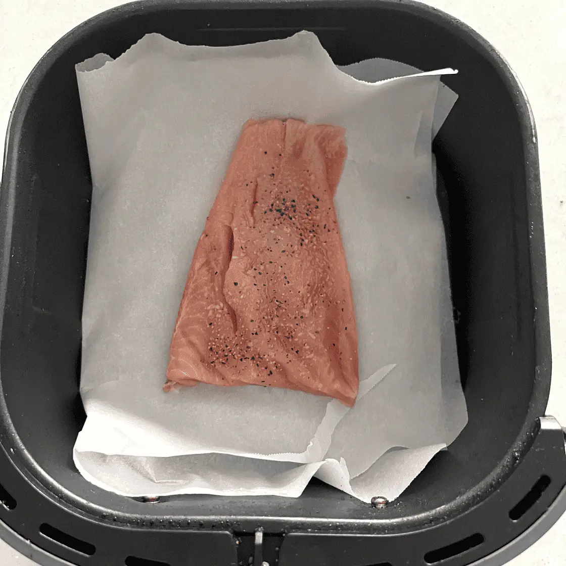 Air fryer salmon