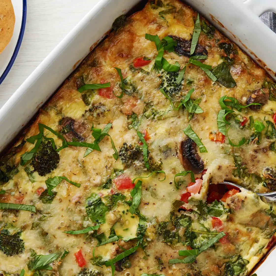 Overnight Veggie Lover’s Breakfast Casserole