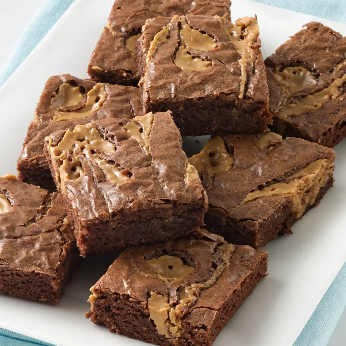 Peanut Butter Marbled Brownies