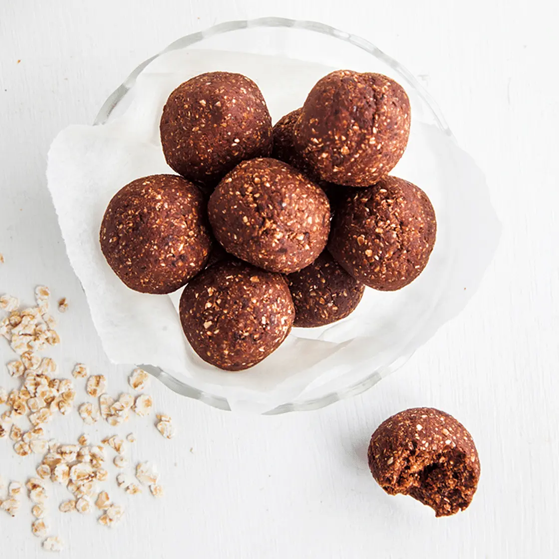 Raw Chocolate Brownie Bites (Nut-free)