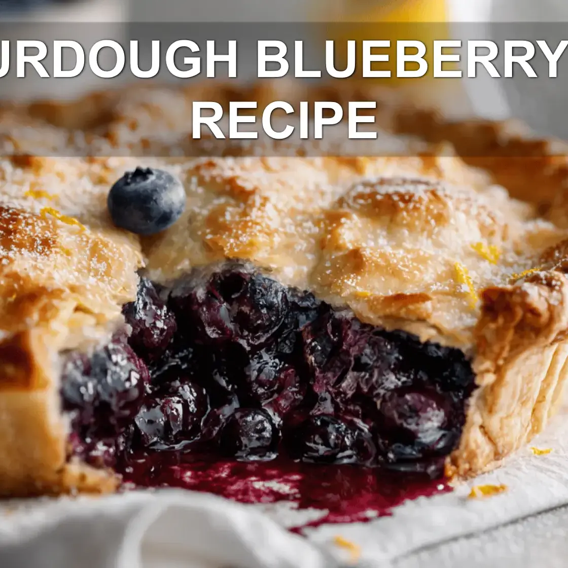 SOURDOUGH BLUEBERRY PIE RECIPE