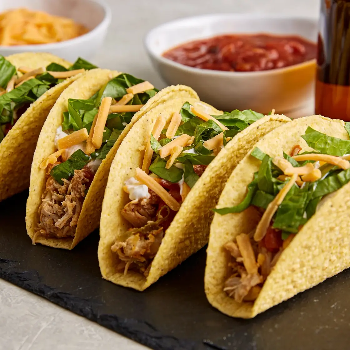 Slow-Cooker Beer Chicken Tacos