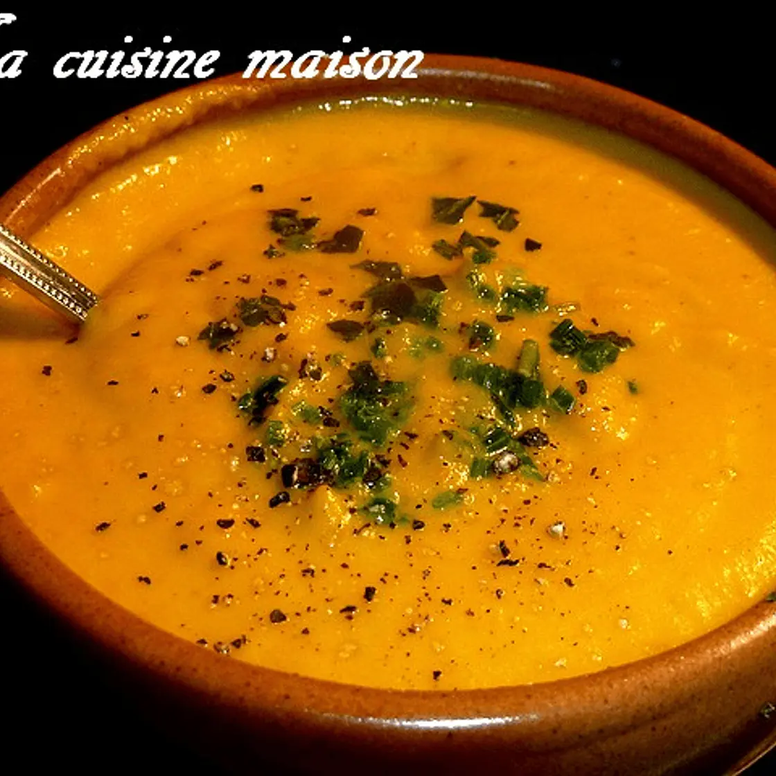 Velouté de carottes et de patate douce