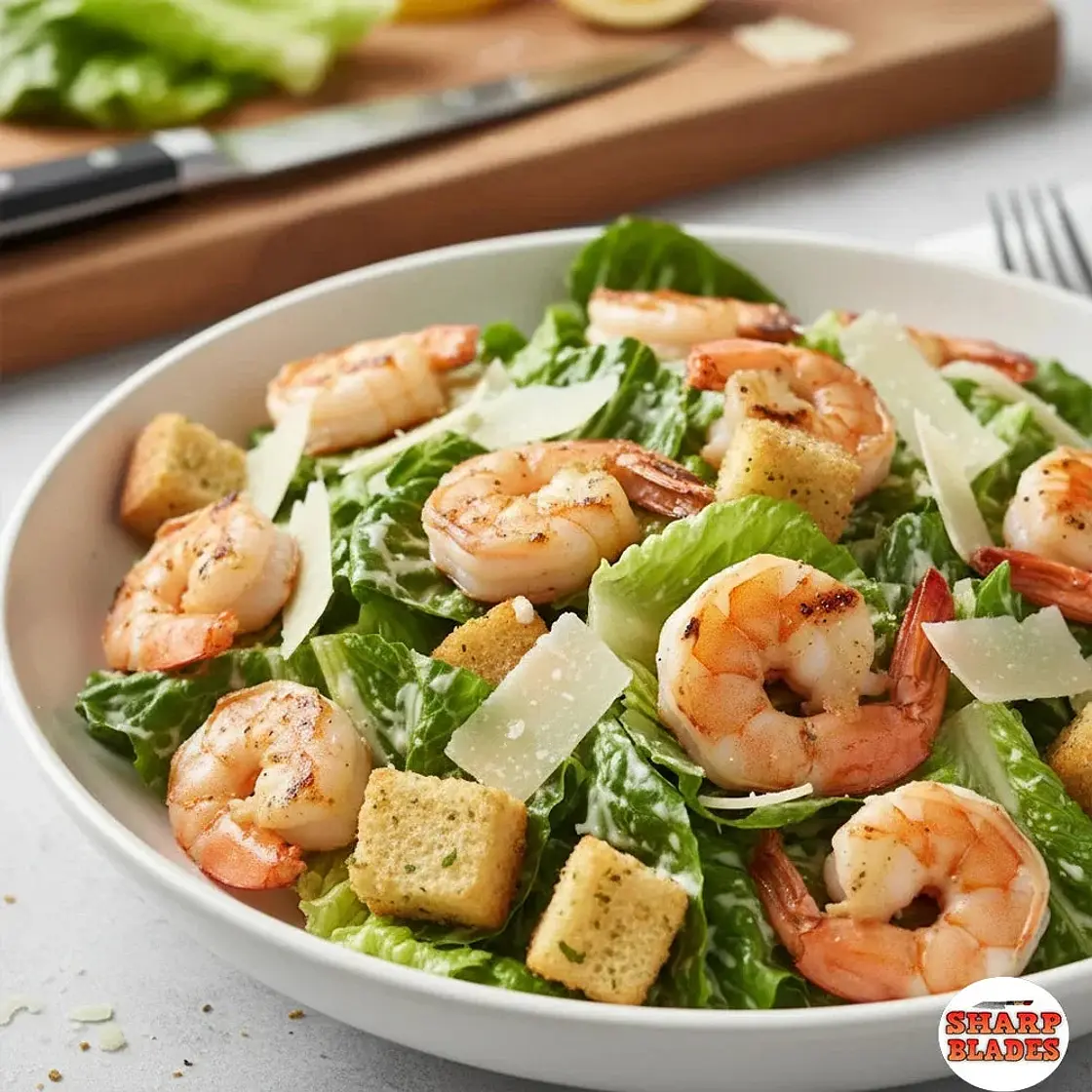 Ultimate Gourmet Shrimp Caesar Salad Recipe | Sharp Blades