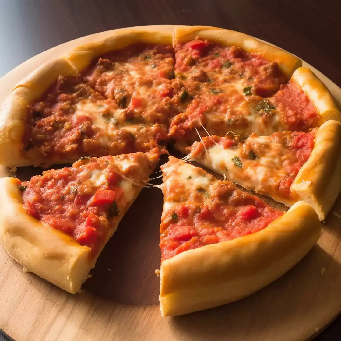 Chicago Style Deep Dish Pizza