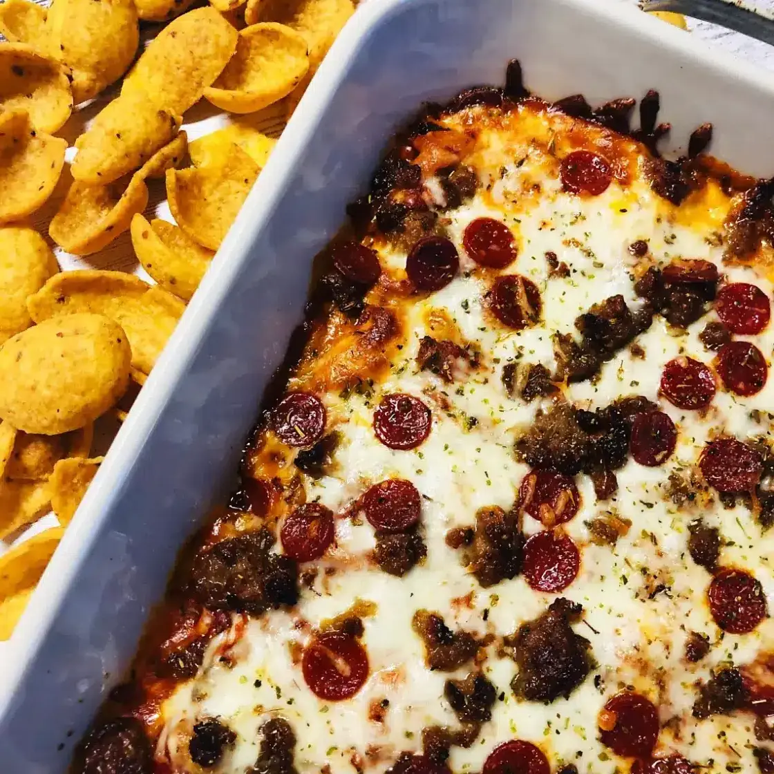 Smoked Pepperoni Pizza Dip