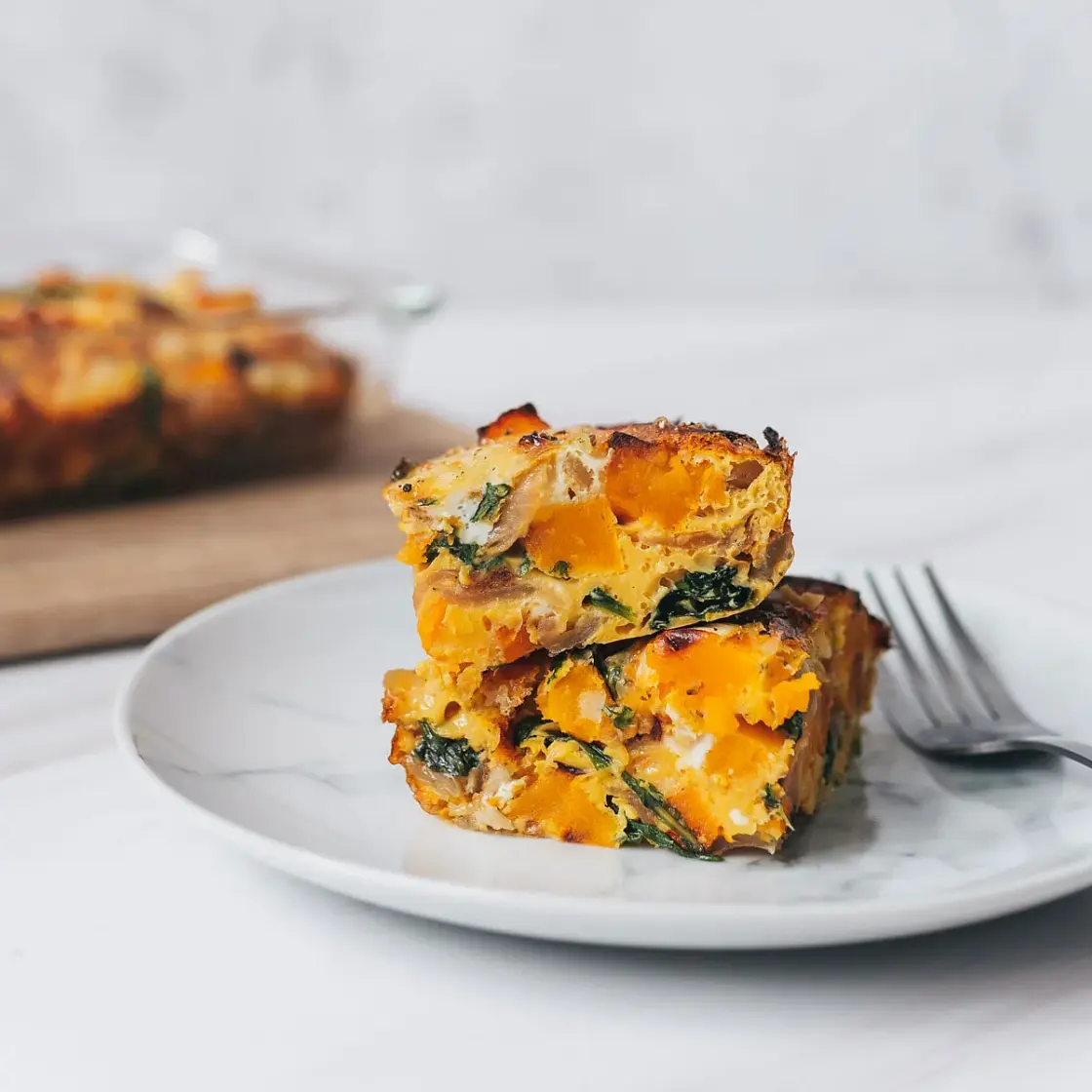 Pumpkin Spinach Frittata