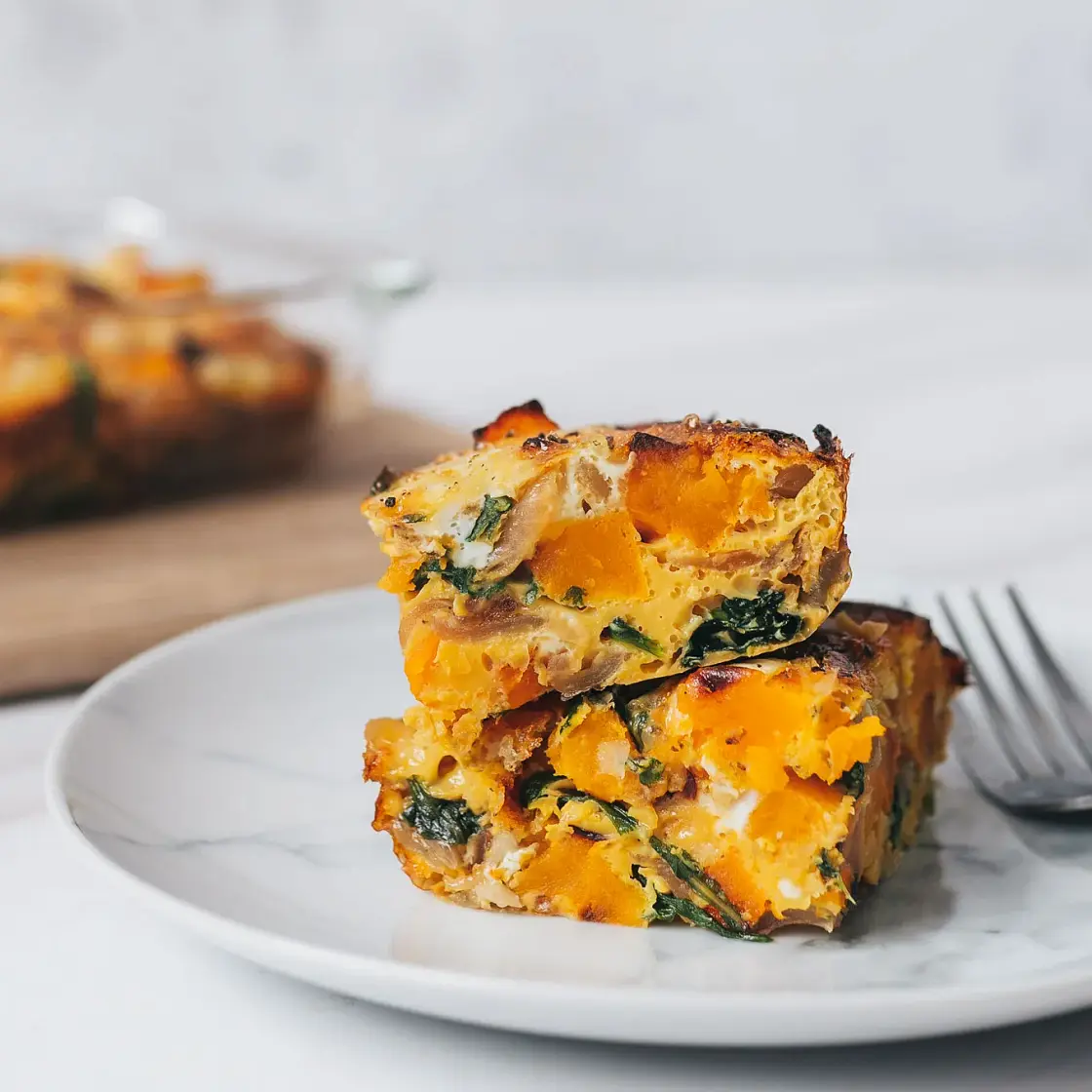 Pumpkin Spinach Frittata
