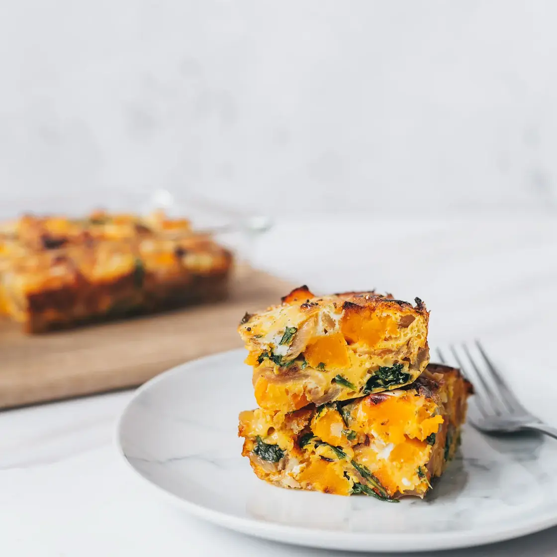 Pumpkin Spinach Frittata