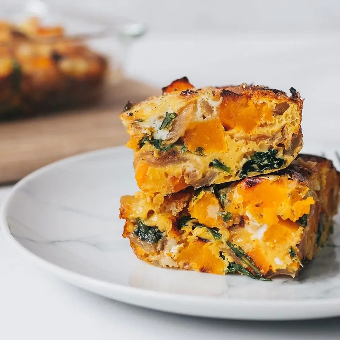 Pumpkin Spinach Frittata