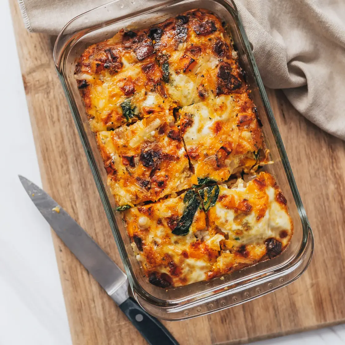 Pumpkin Spinach Frittata