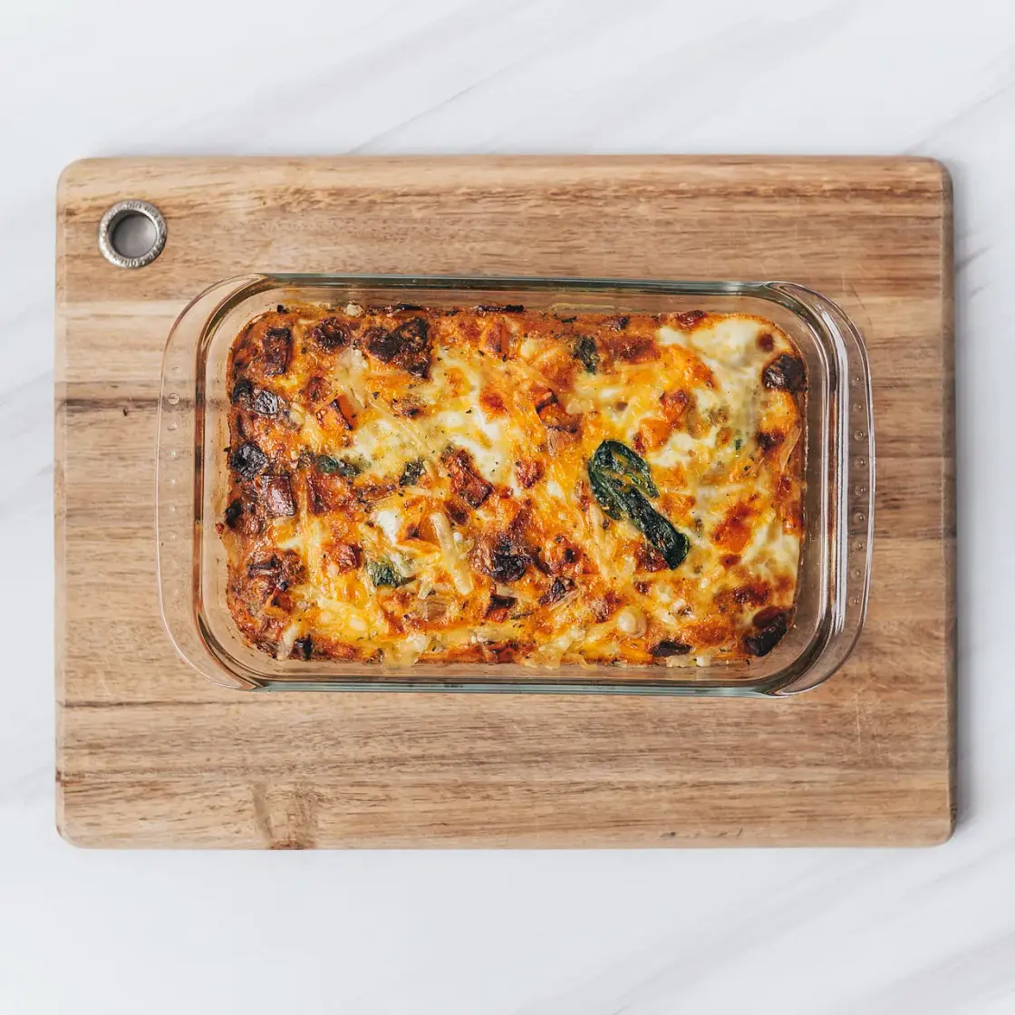 Pumpkin Spinach Frittata