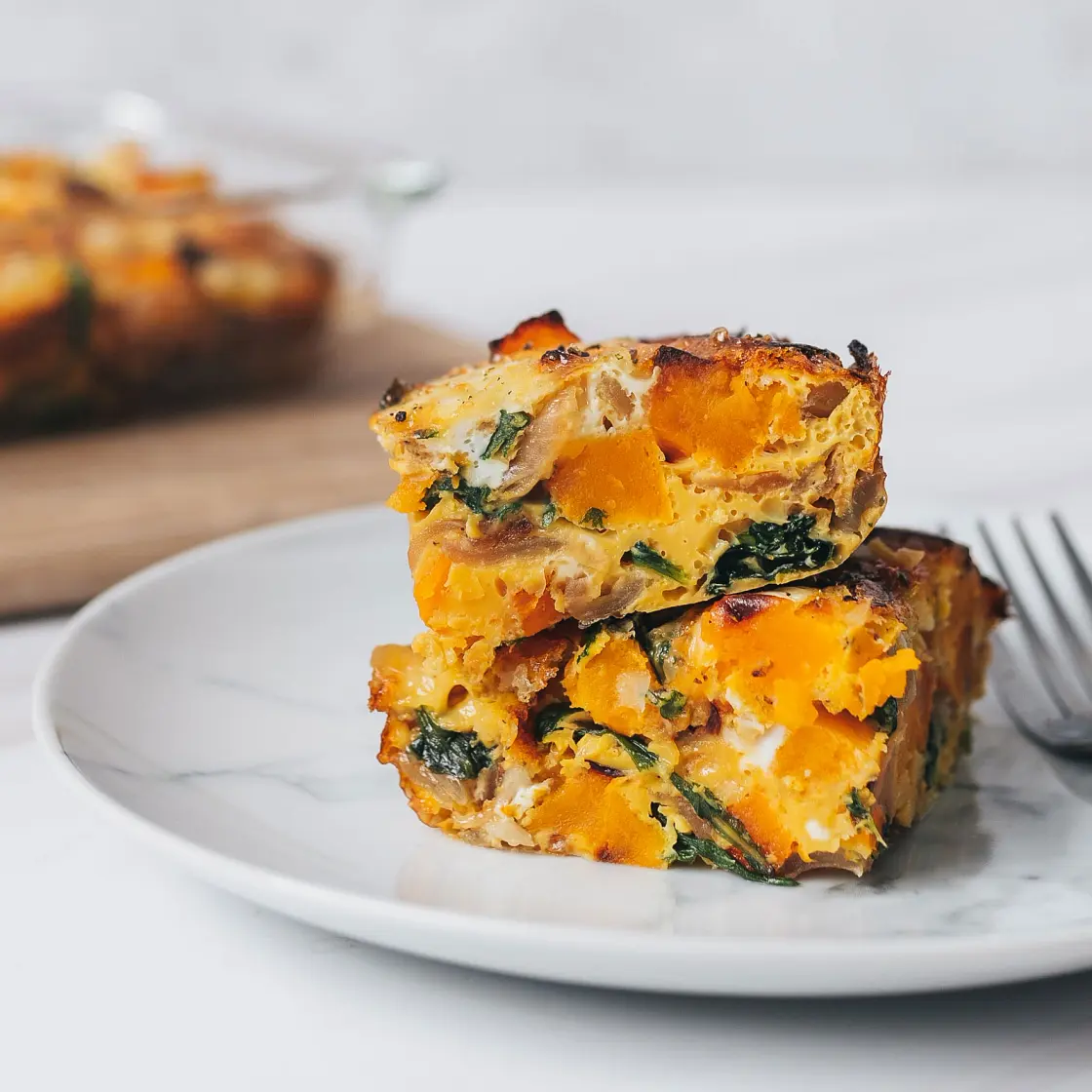 Pumpkin Spinach Frittata