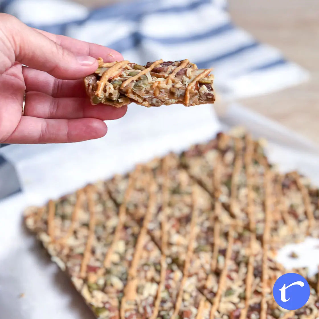 Keto Peanut Butter Granola Bars Recipe