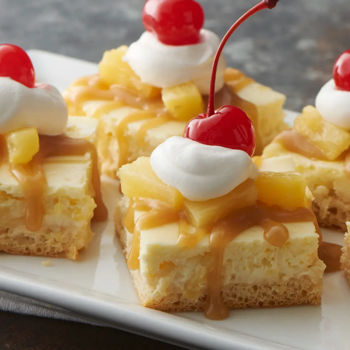 Pineapple Cheesecake Bars