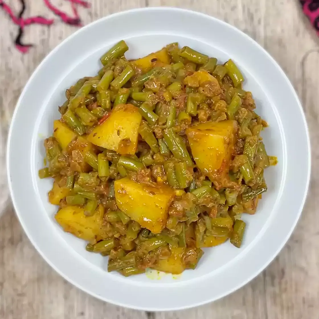 Green Beans and Potato Curry