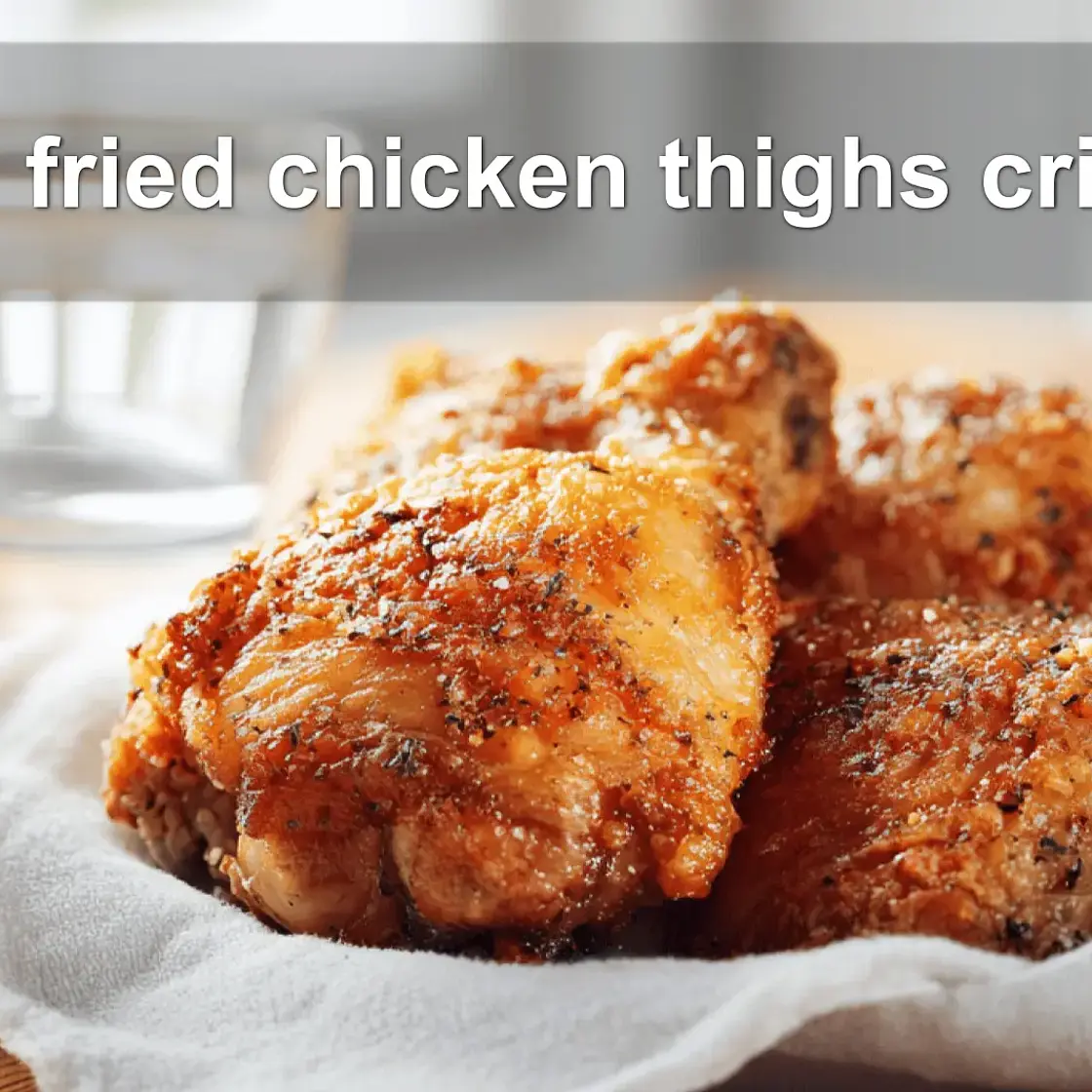 pan fried chicken thighs crispy