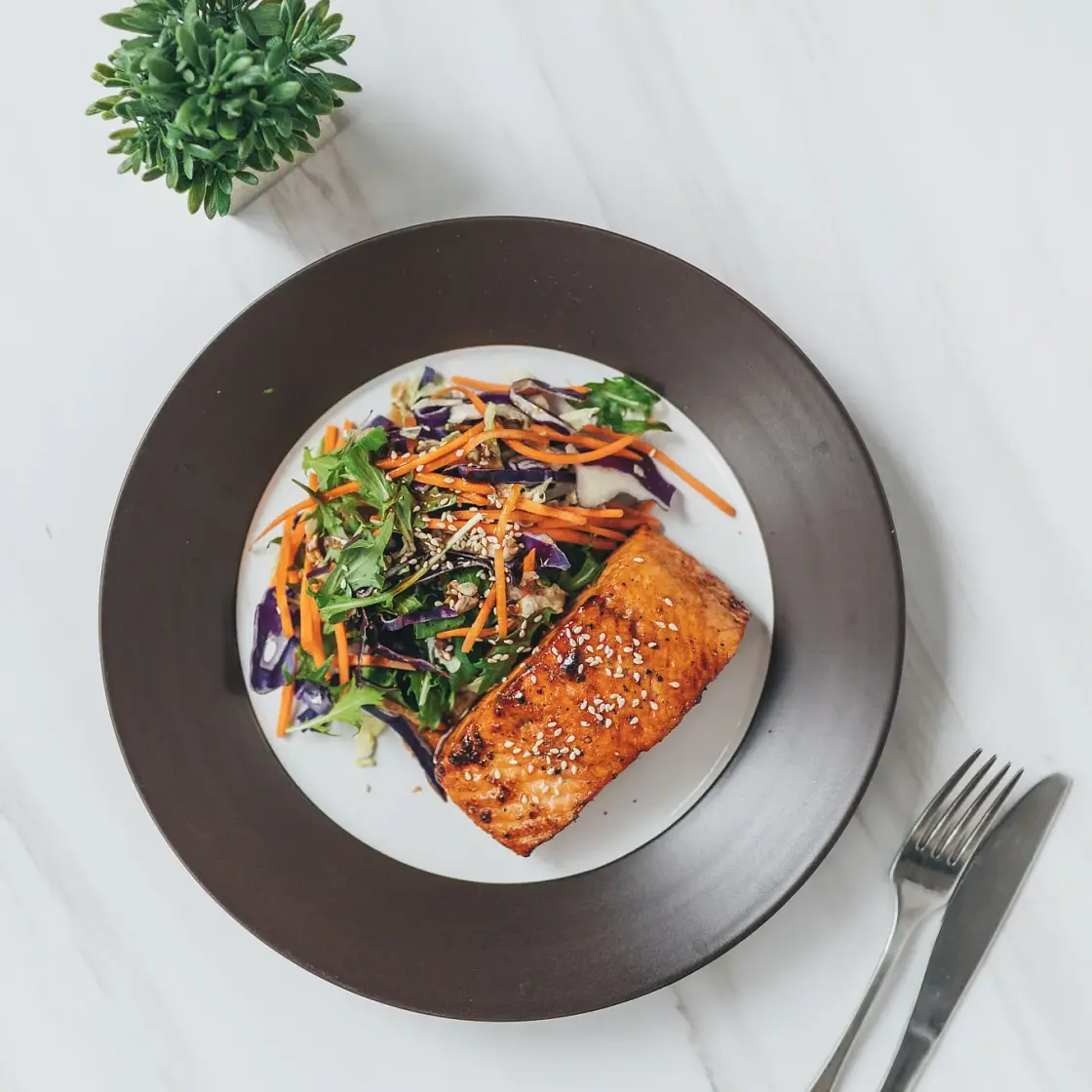 Honey Garlic Glazed Salmon