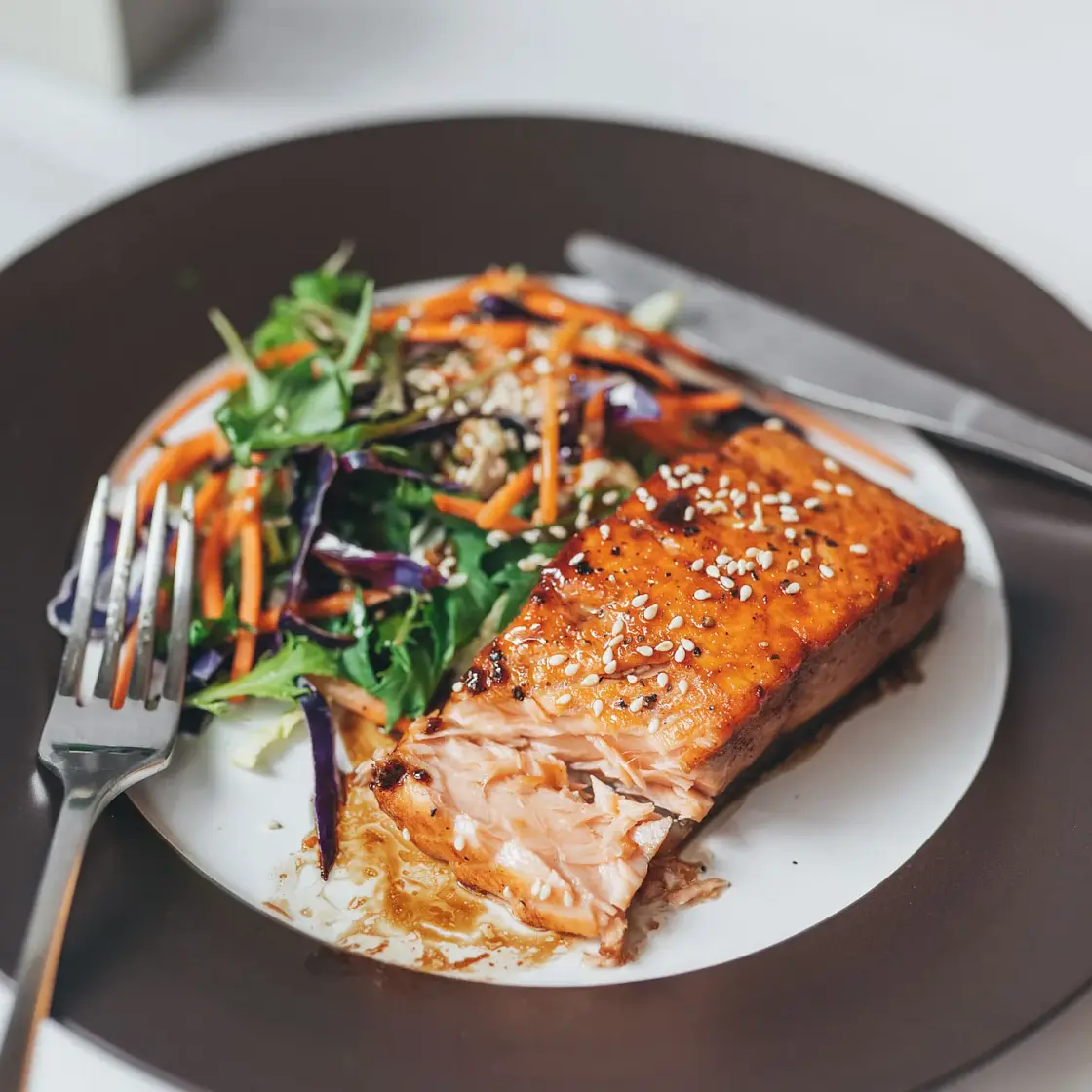 Honey Garlic Glazed Salmon