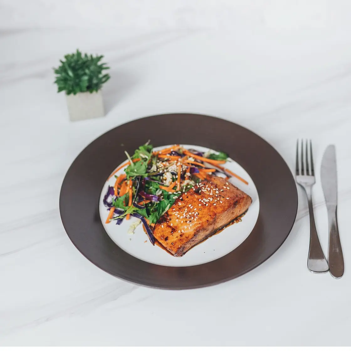 Honey Garlic Glazed Salmon