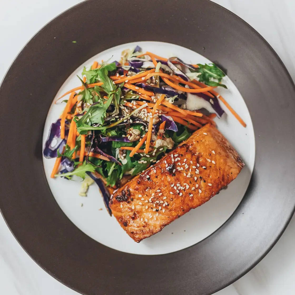 Honey Garlic Glazed Salmon