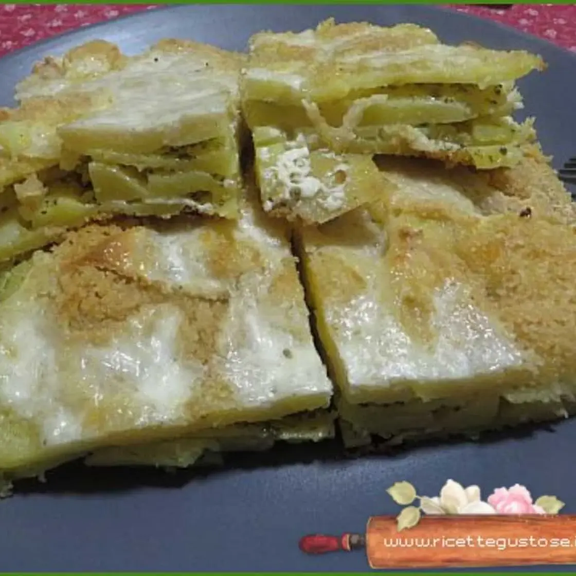 Patate gratinate alla panna