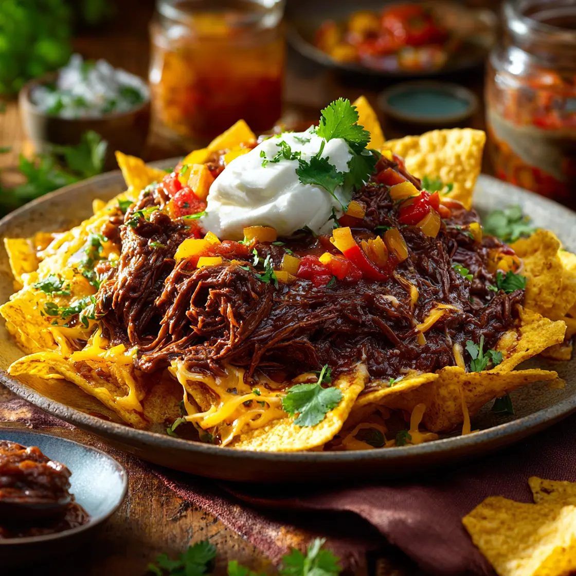 Mouthwatering Chilli Beef with Nachos