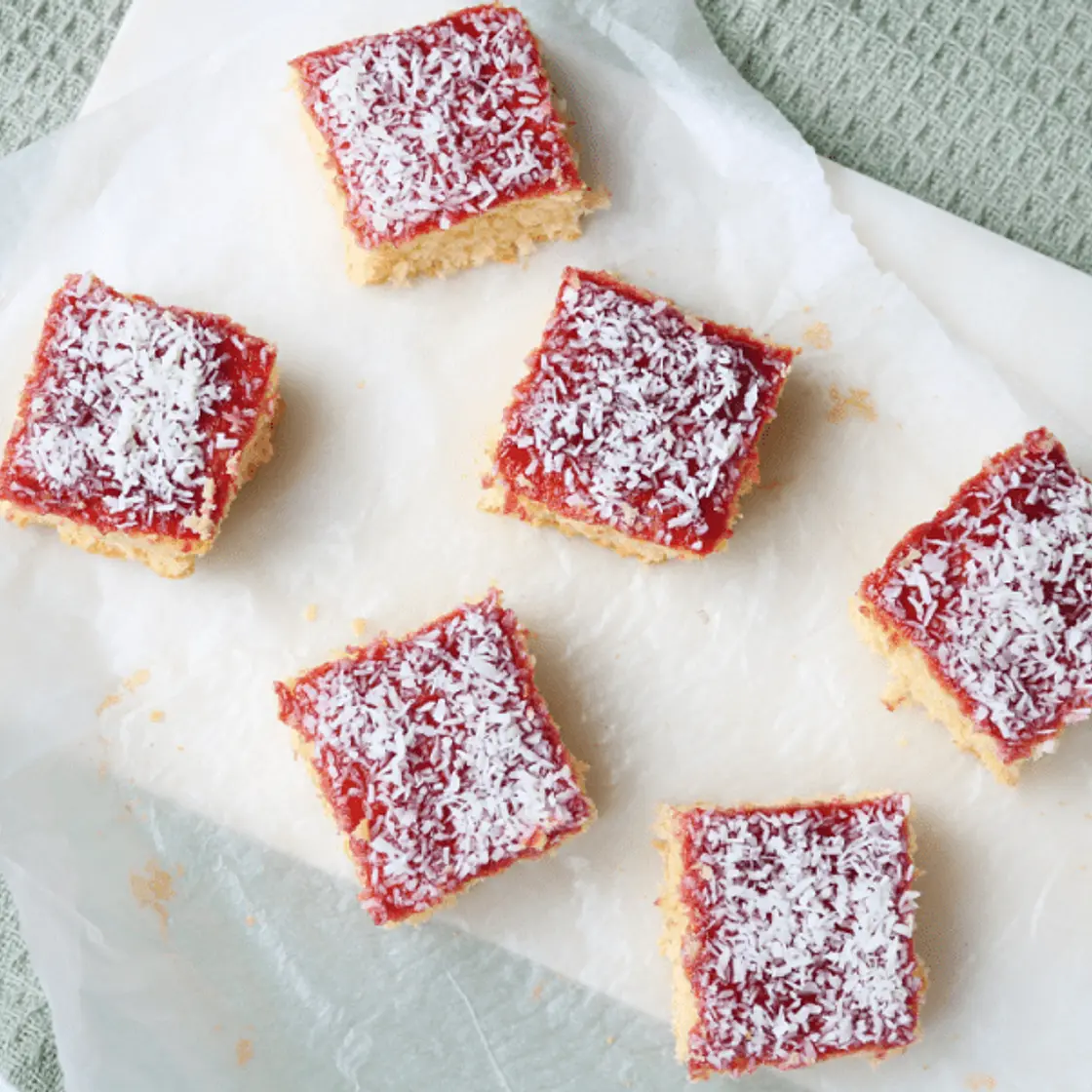 Vanilla Sponge Cake with Coconut & Jam