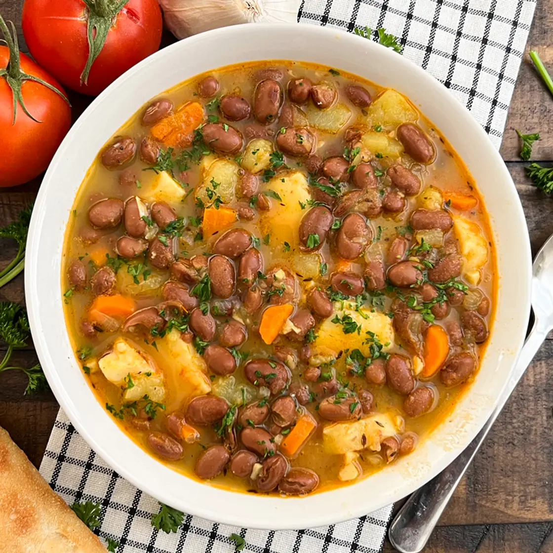Hearty Pinto Bean & Cod Stew