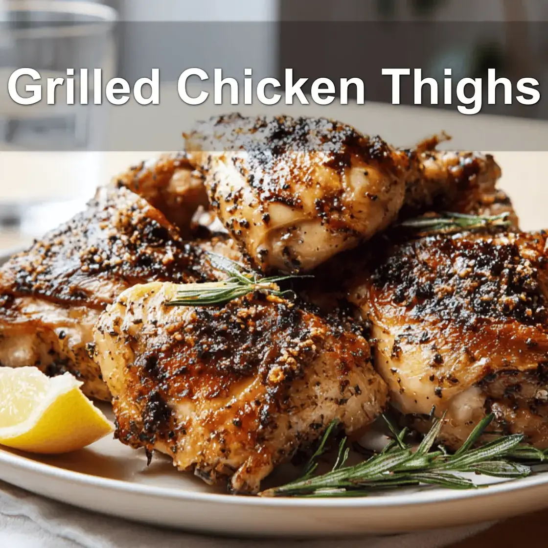 Grilled Chicken Thighs