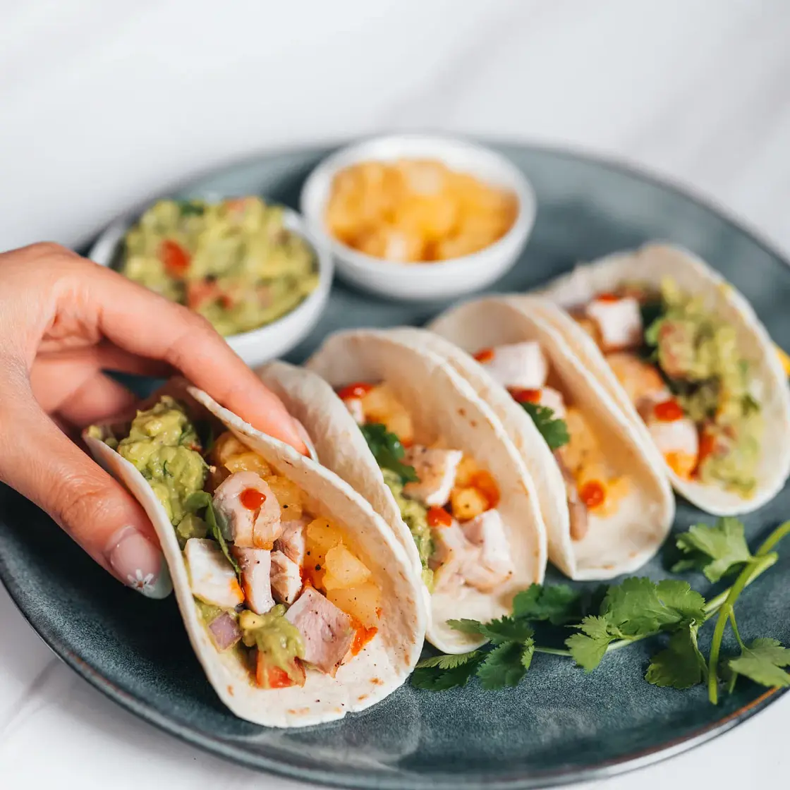Pineapple Chicken Tacos