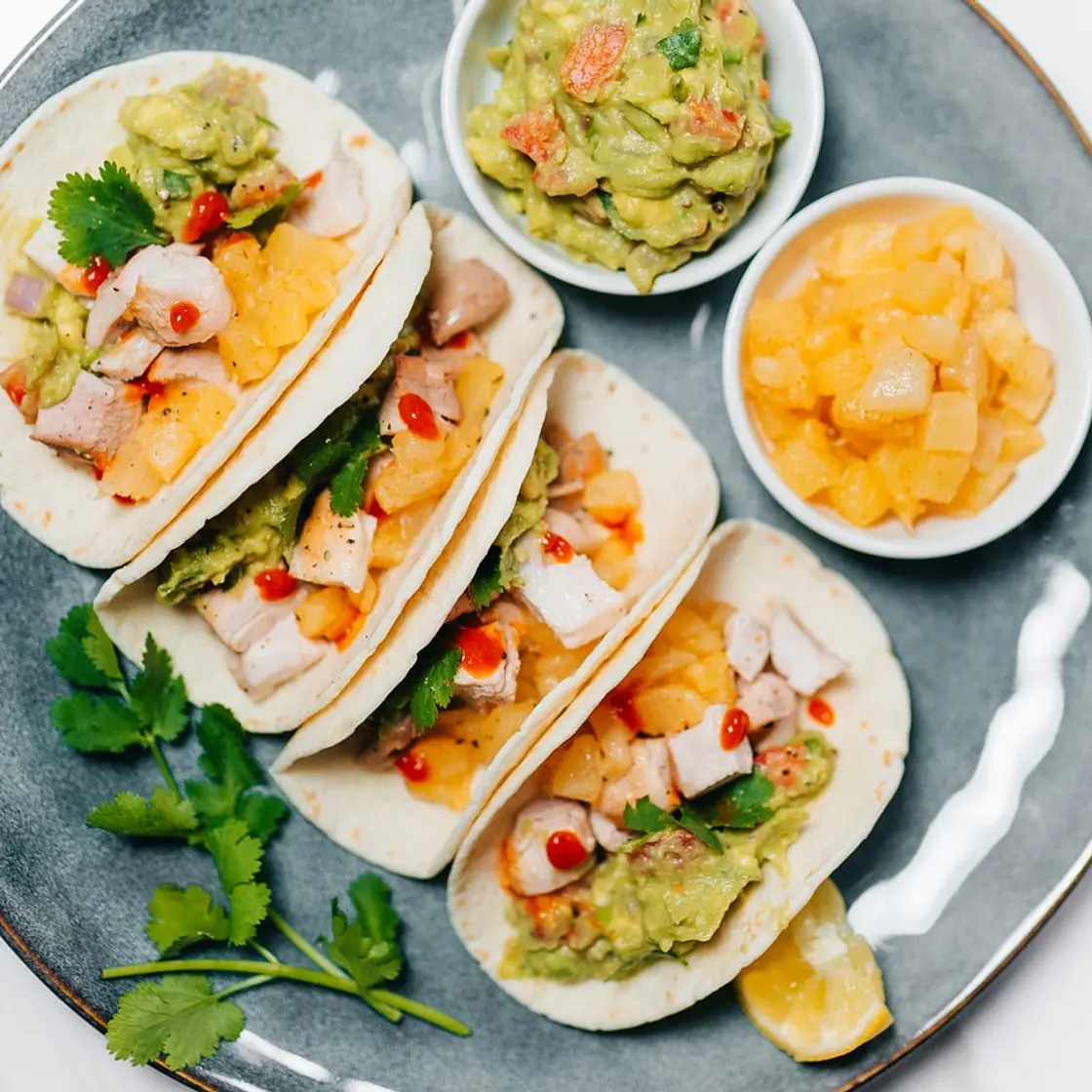 Pineapple Chicken Tacos