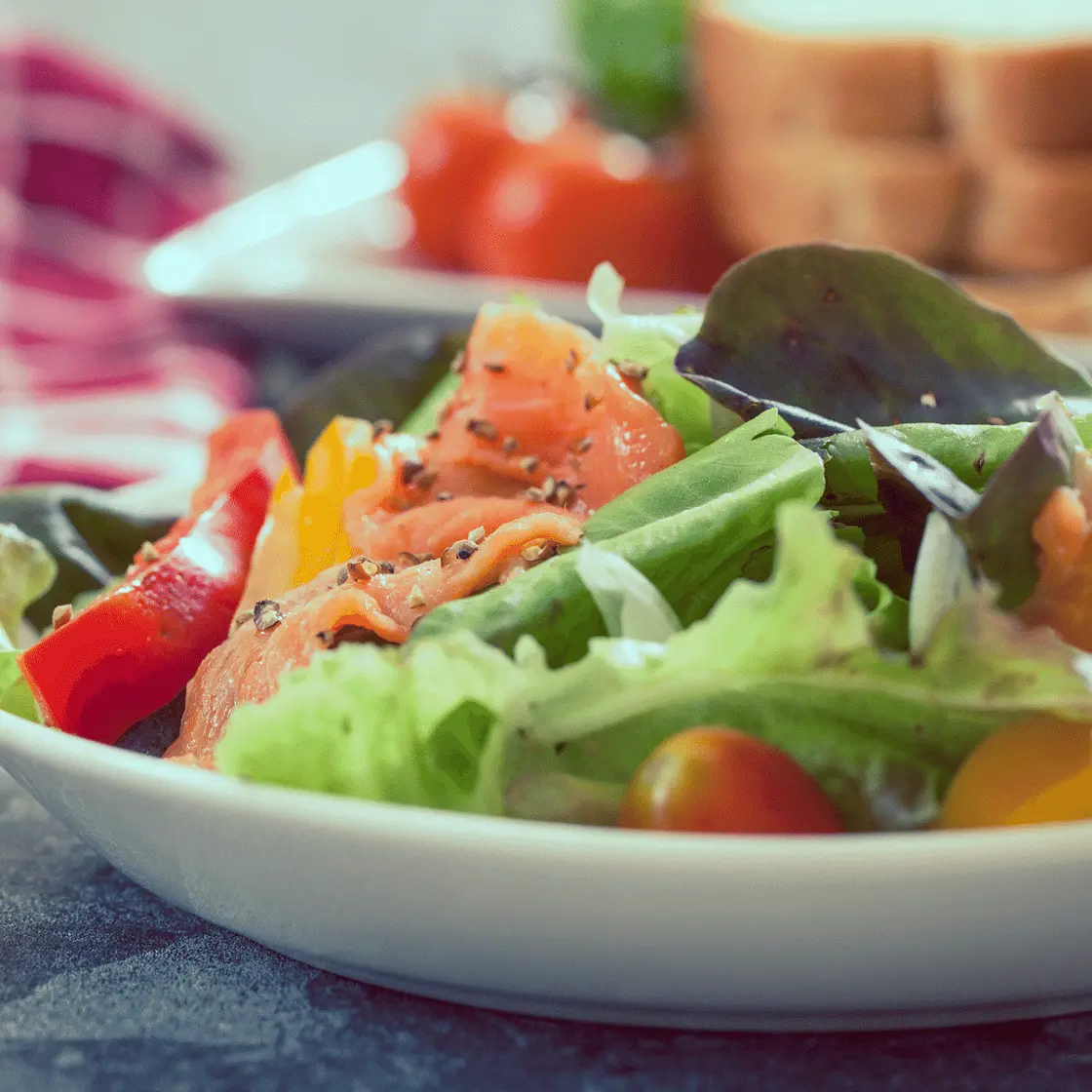 Delicious Smoked Salmon Summer Salad