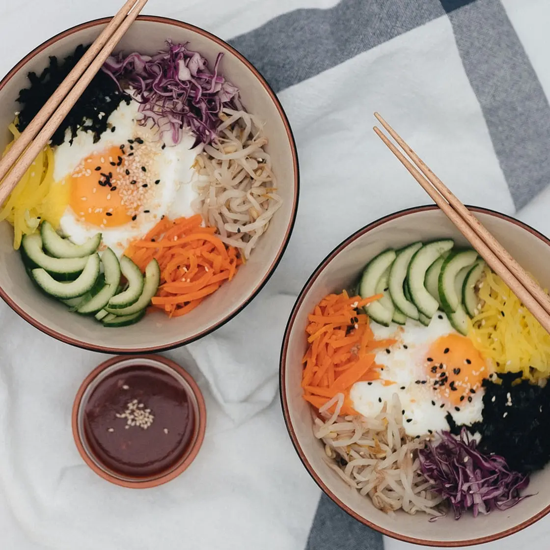 Healthy Bibimbap Rice Bowl