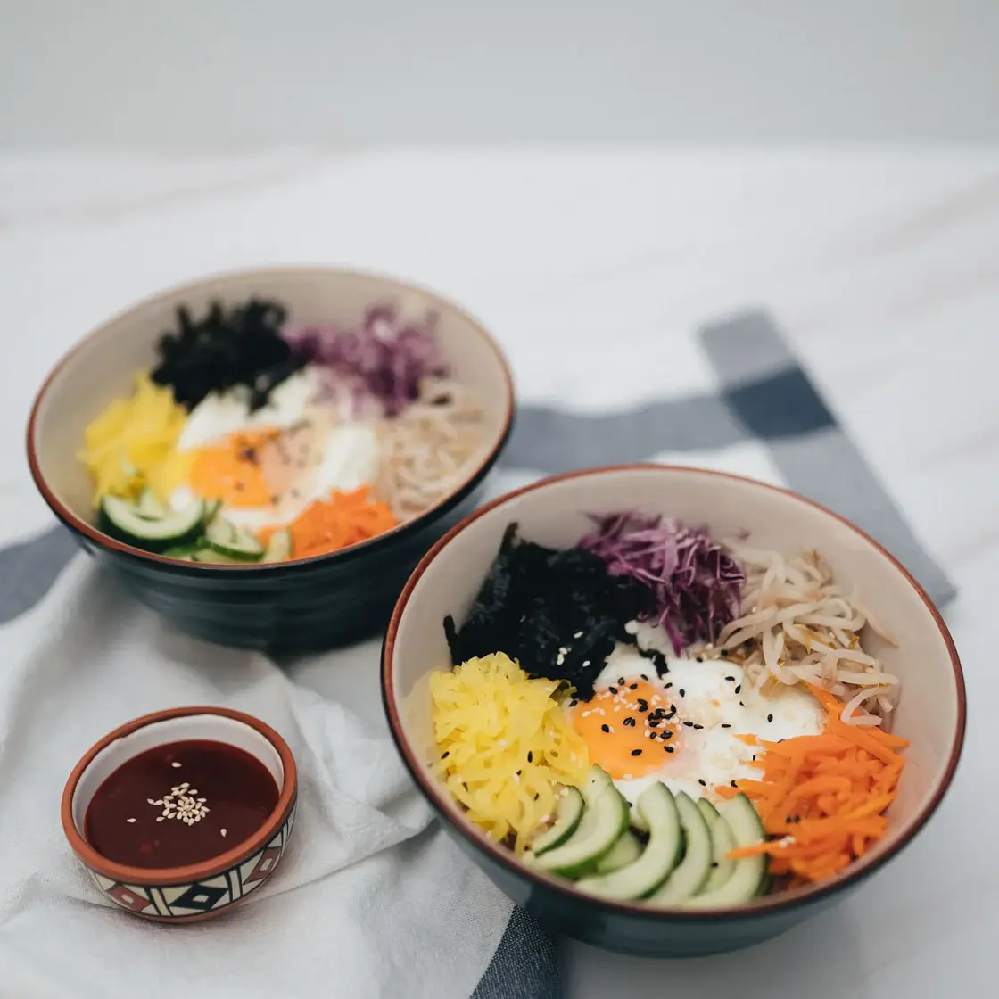 Healthy Bibimbap Rice Bowl