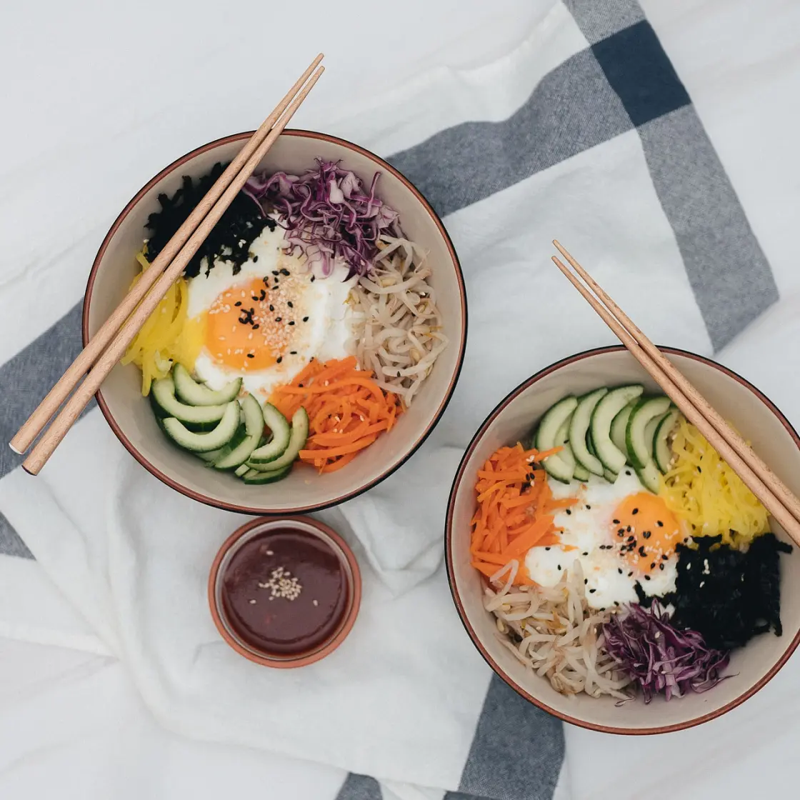 Healthy Bibimbap Rice Bowl