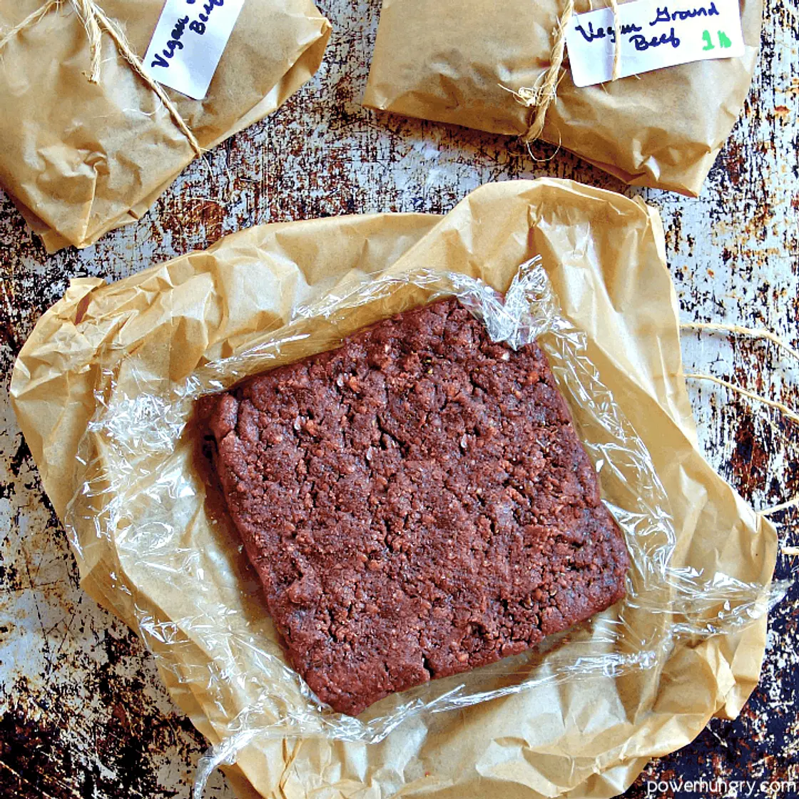 Vegan Ground Beef {Grain-Free, High-Protein, Soy-Free}