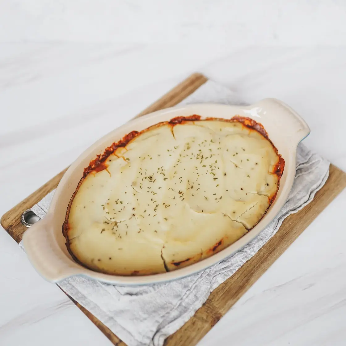 Turkey Cottage Pie with Cauliflower Mash