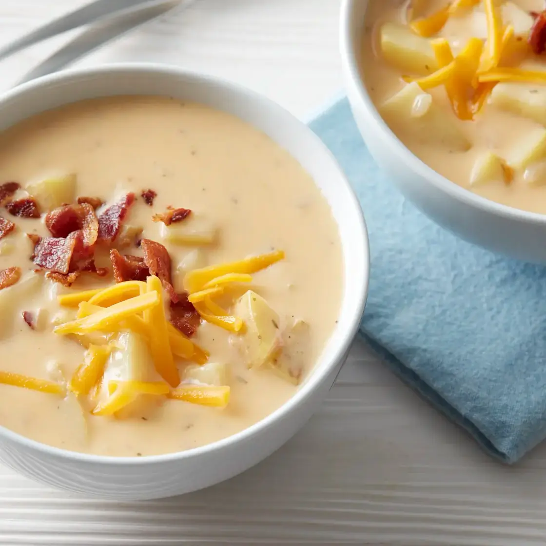 Slow-Cooker Cheesy Bacon-Ranch Potato Soup