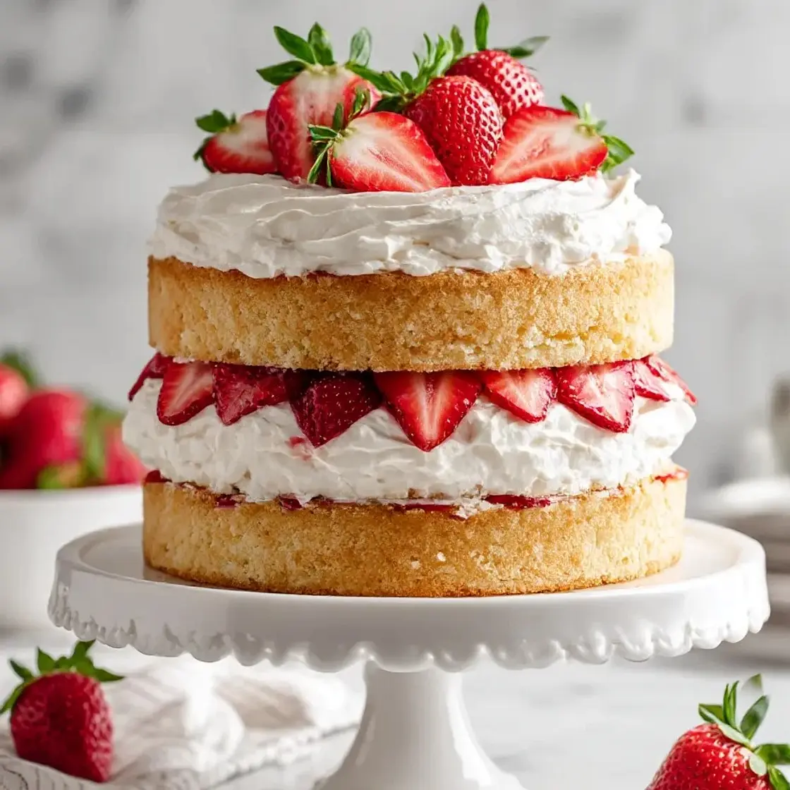 Strawberry Cake From Scratch
