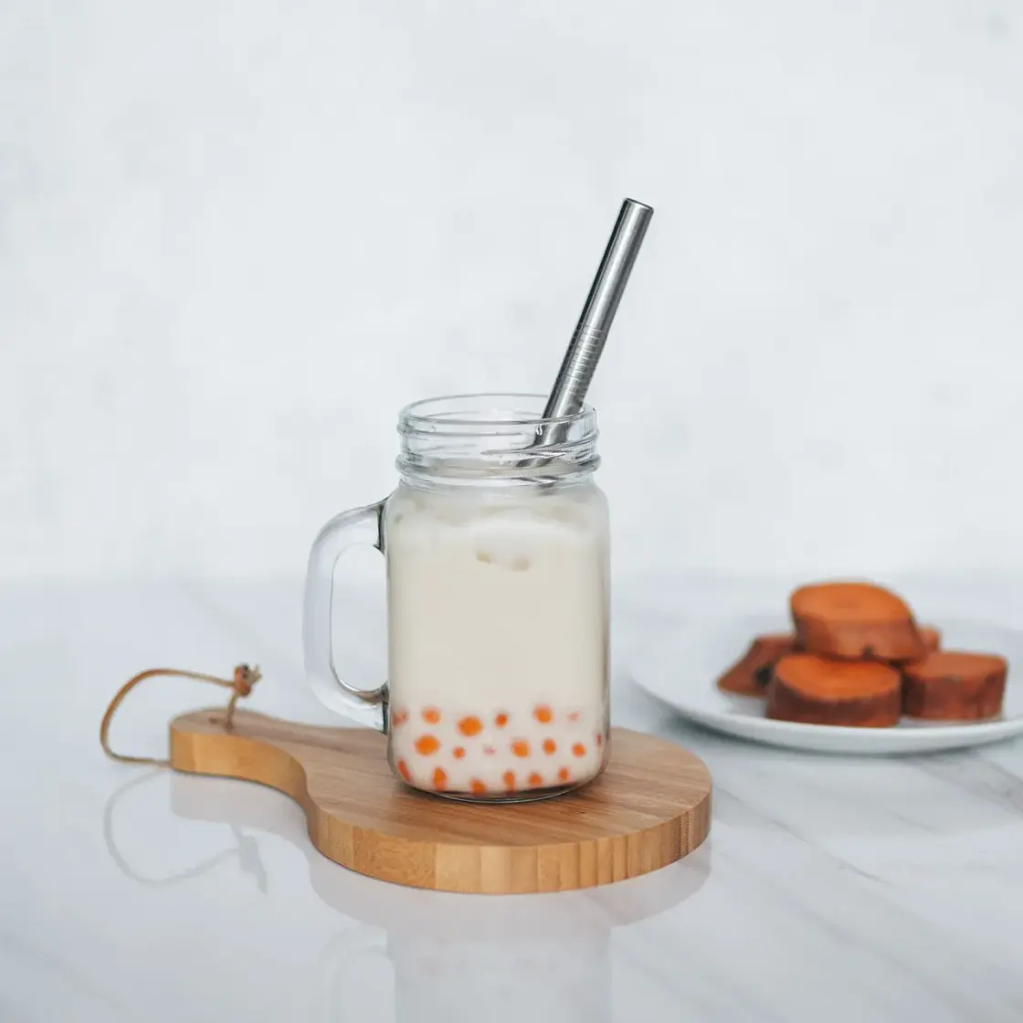 3-Ingredient Sweet Potato Boba