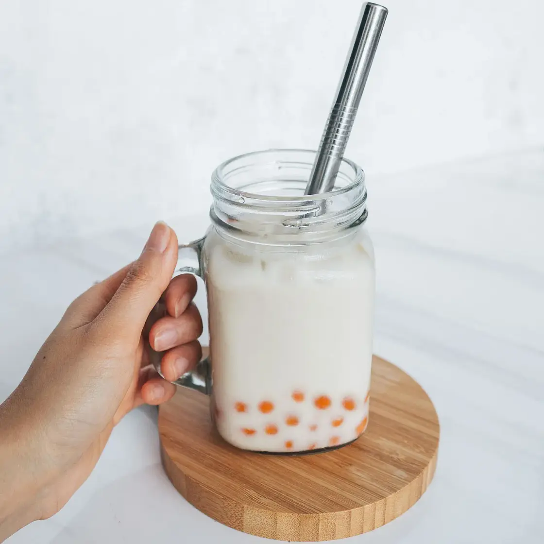 3-Ingredient Sweet Potato Boba