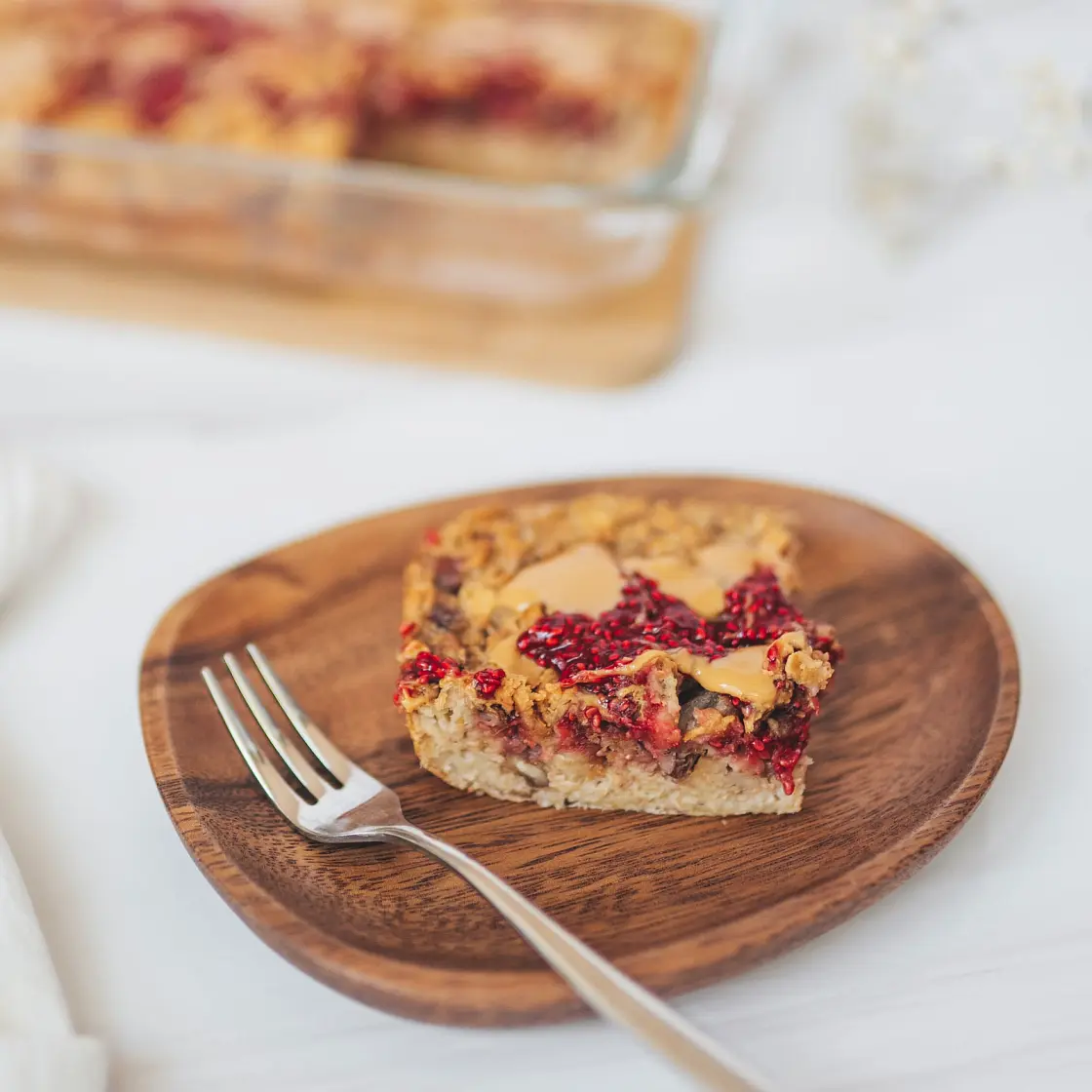 PB&J Baked Oats