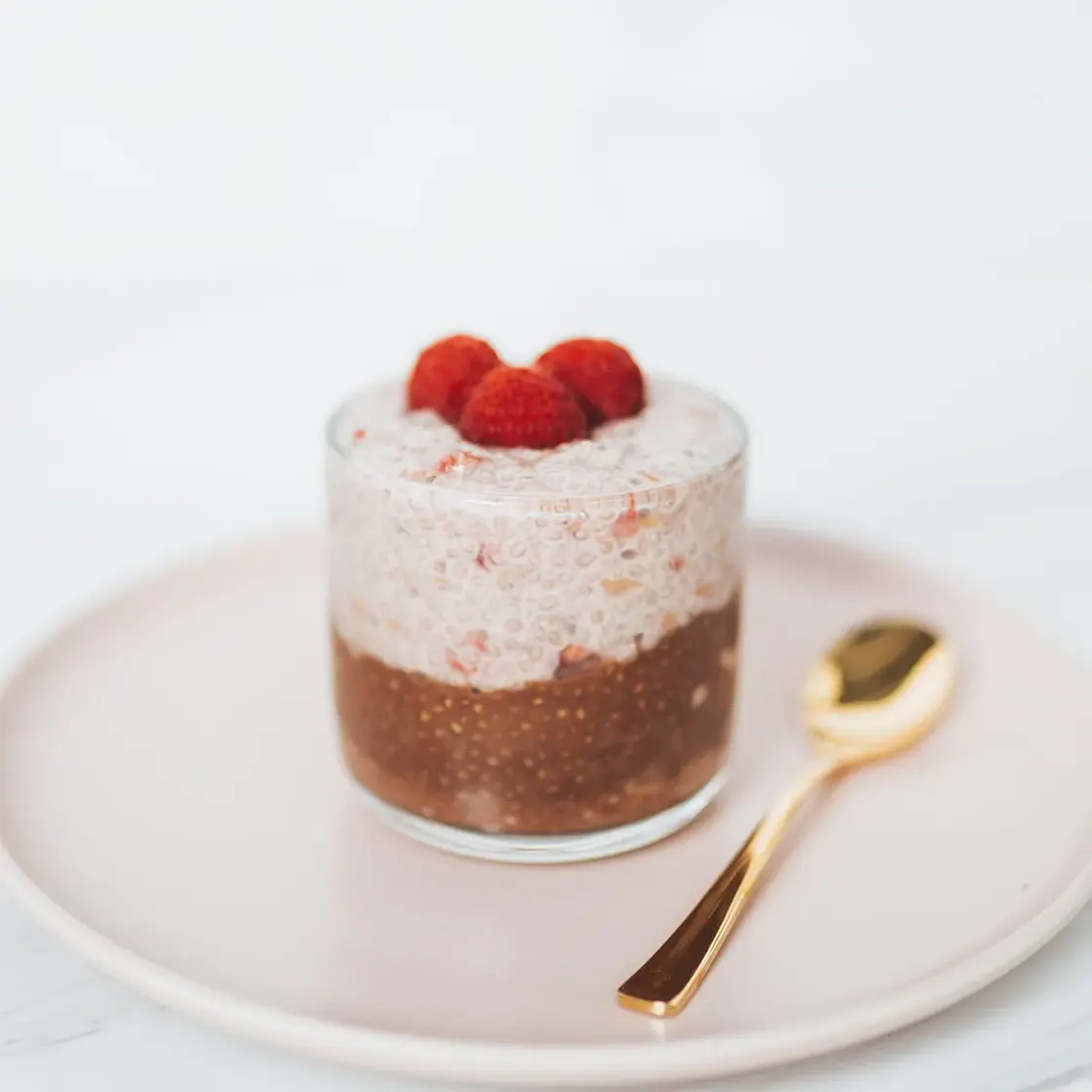Raspberry Chocolate Chia Pudding