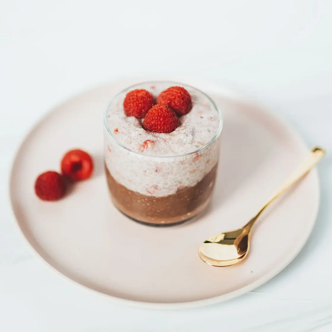 Raspberry Chocolate Chia Pudding