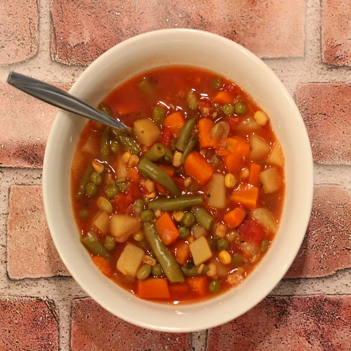 Homemade Canned Vegetable Soup