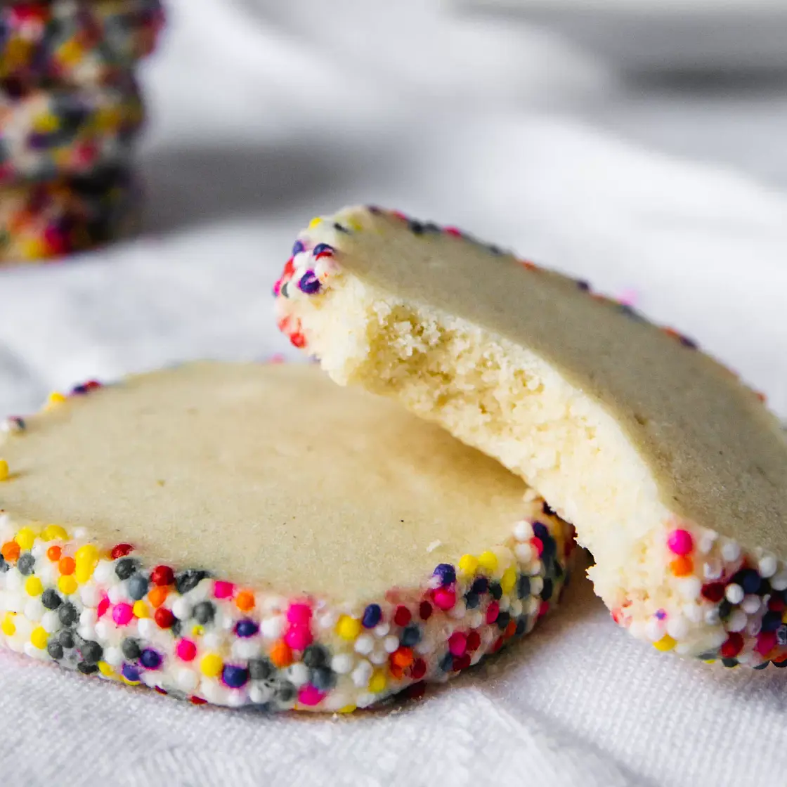 Classic Vanilla Shortbread Cookies