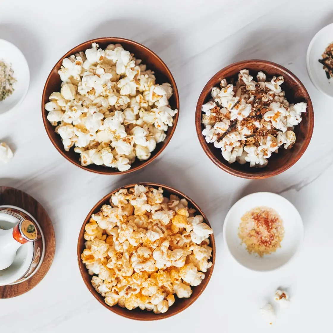 Easy Homemade Popcorn (3 Flavors)