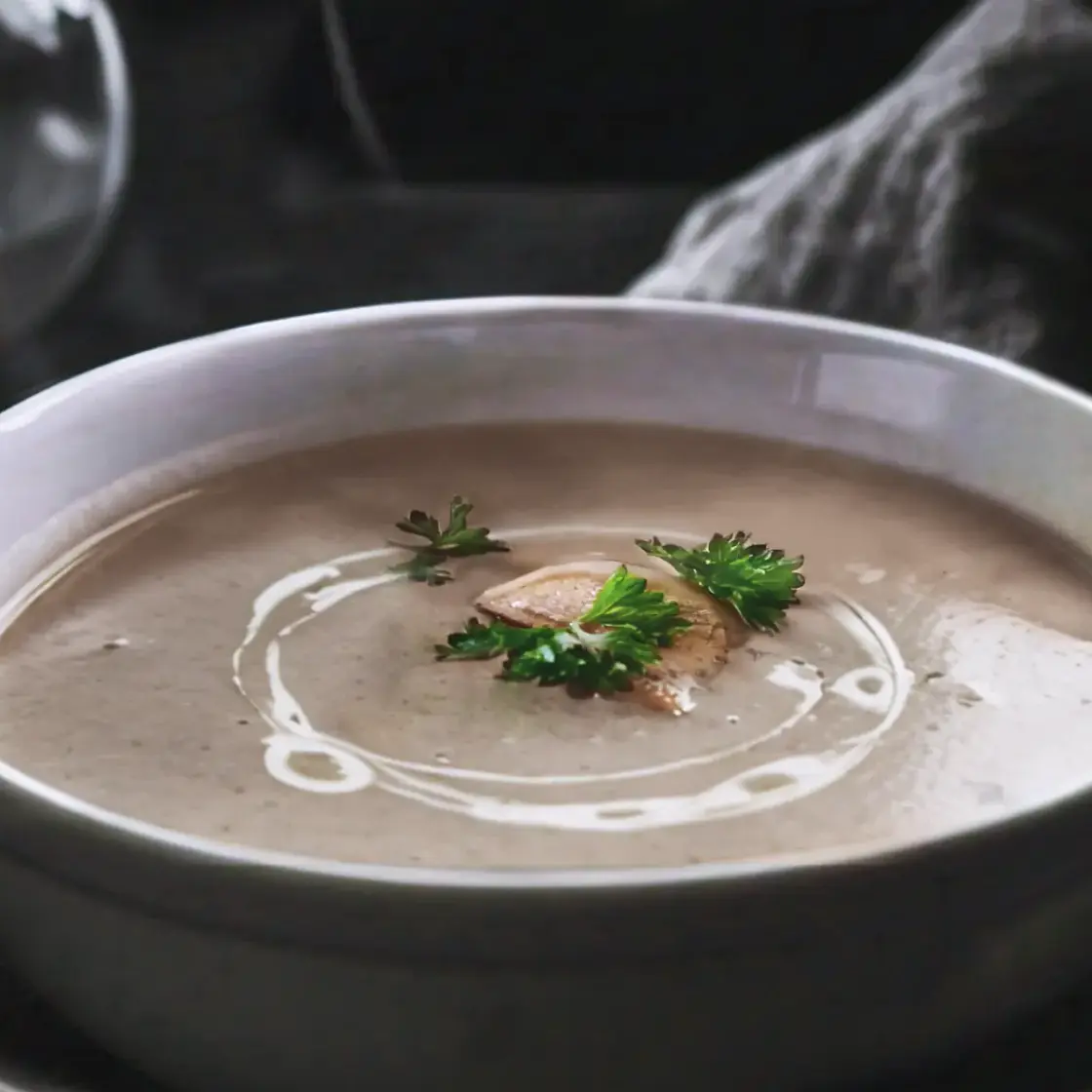 Quick 5 Minutes Dried Porcini Mushroom Soup